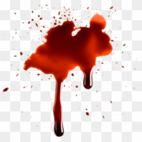 #sangue #blood #effect #efeito @lucianoballack - Translucent Blood Drop Png, Transparent Png - sangue png