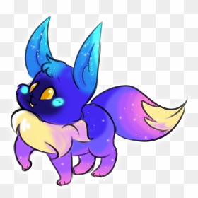 Nebby Eevee - Eevee And Cosmog Fusion, HD Png Download - cosmog png