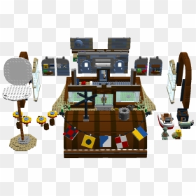 Lego Krusty Krab Moc, HD Png Download - krabby png