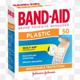 Ba Plastic 50 - Band Aid 50 Strips, HD Png Download - 50's png