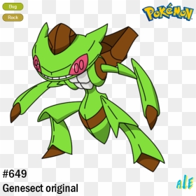 Pokemon Genesect Original Form, HD Png Download - pokemon mew png