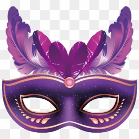 Mascara Antifaz Violeta Venecia , Png Download - Mardi Gras Mask Png, Transparent Png - antifaz png