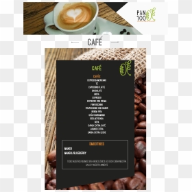 Panaderia Pan 100 Orgánico Y Artesanal Menú De Cafés, HD Png Download - cafe con leche png