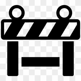 Roadblock Filled Icon - Roadblock Clipart, HD Png Download - roadblock png