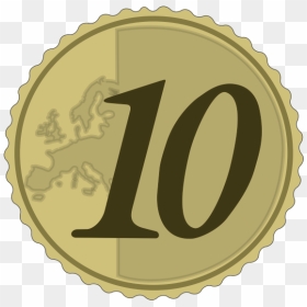Simple 10 Euro Cent, HD Png Download - cent symbol png