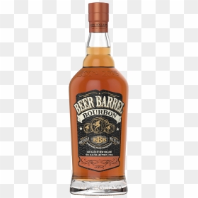 A Bottle With A White Sign With Black Text With Jack, HD Png Download - beer barrel png
