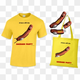 T-shirt, HD Png Download - sausage party png