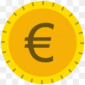 Euro Flat Icon Transparent - Icon Euro, HD Png Download - cent symbol png