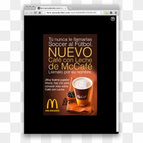 Mccafe, HD Png Download - cafe con leche png