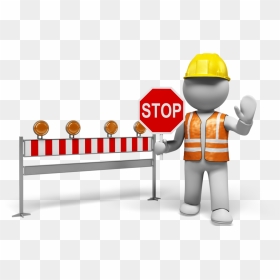 Stop Sign, HD Png Download - roadblock png