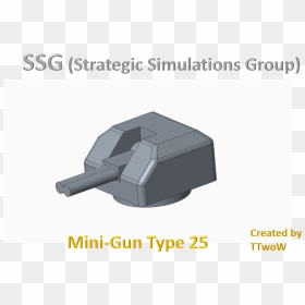 Mini-gun Type 25 For Lego , Png Download - Tool, Transparent Png - mini gun png
