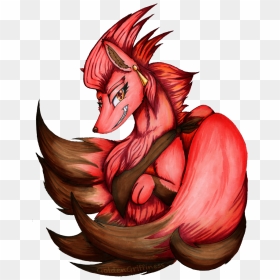 The Red Ninetales - Cartoon, HD Png Download - ninetales png