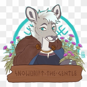 [commission] Snowdrift The Gentle - Cartoon, HD Png Download - snowdrift png