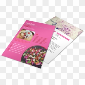 Florists & Flower Delivery Service Flyer Template Preview - Flower Shop Brochure, HD Png Download - floral lines png