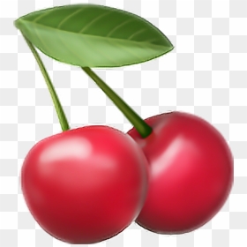 Iphone Cherry Emoji Png , Png Download - Iphone Cherry Emoji, Transparent Png - cherry emoji png