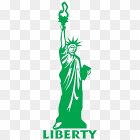 Liberty Drawing Page - Clip Art Liberty Statue, HD Png Download - statue of liberty torch png