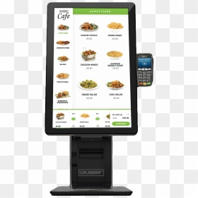 Self Service Kiosk Machine Pos - Grubbrr Kiosk, HD Png Download - kiosk png