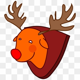 Rudolph The Red Nosed Reindeer Drawing, HD Png Download - nariz png