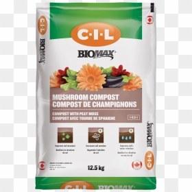 Cil Biomax Mushroom Compost 1 - Cil Mushroom Compost, HD Png Download - compost png