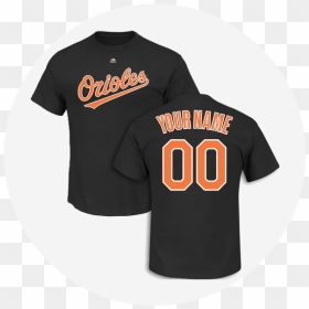 Baltimore Orioles Mens Custom Black T-shirt - Sports Jersey, HD Png Download - orioles png