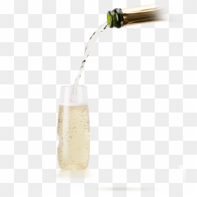 Transparent Champagne Pouring, HD Png Download - champagne flute png