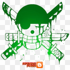 Roronoa Zoro Bandeira - Logo One Piece Hd, HD Png Download - roronoa zoro png