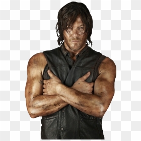 Daryl From Walking Dead, HD Png Download - norman reedus png