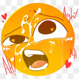 Ahegao For Papi, HD Png Download - cherry emoji png