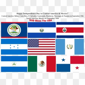 Belize Flag Clipart Belize Web Page Flag - Flag In Central America, HD Png Download - nicaragua flag png