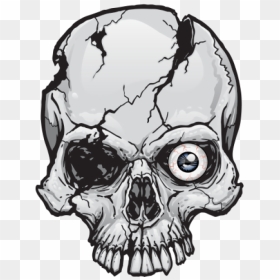 Caveira Crânio Tam - Drawing Skull Open Mouth, HD Png Download - caveira png