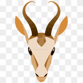 Horns Vector Gazelle Graphic Royalty Free Library - Clip Art, HD Png Download - gazelle png