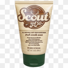 Scout Spf 50 All Natural Sunscreen With All Natural - Cosmetics, HD Png Download - all natural png