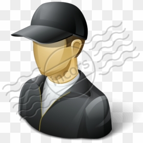 Icon Man With Cap, HD Png Download - delivery man png
