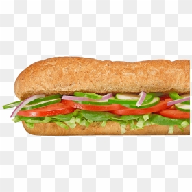 Subway Veggie Sandwich Png, Transparent Png - subway sub png