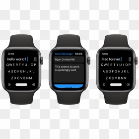 Apple Watch 3 Watch Faces, HD Png Download - apple keyboard png