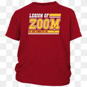 The Legion Of Zoom T-shirt Tyreek Hill - Active Shirt, HD Png Download - kansas city chiefs png