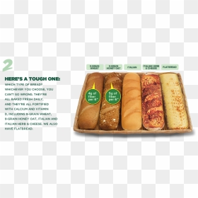 Wheat Bread In Subway, HD Png Download - subway sub png