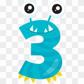 Qualities Of 3 Year Olds In Little Space - Silly Monster Numbers, HD Png Download - daddy's little monster png