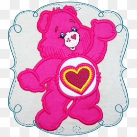 Care Bears Applique Machine Embroidery Design Pattern-instant - Care Bear Silhouette, HD Png Download - glitter swirl png