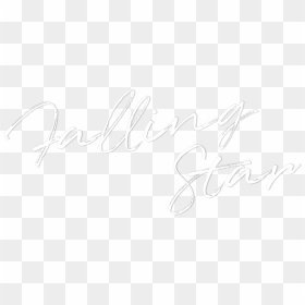 Calligraphy, HD Png Download - falling star png