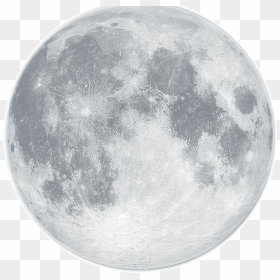 Earth Full Moon Lunar Phase Supermoon - Transparent Background Full Moon Png, Png Download - phases of the moon png