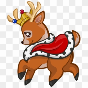 Royal Deer Clipart - Распечатать Раскраски Дикие Животные, HD Png Download - deer clipart png