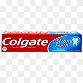Colgate Strong Teeth Toothpaste 100 Gm, HD Png Download - colgate png