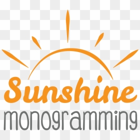 Logo Design For Sunshine Monogramming, With Handwritten, HD Png Download - handwritten circle png