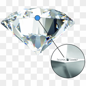 Round Cut Diamond Side View, HD Png Download - diamond block png