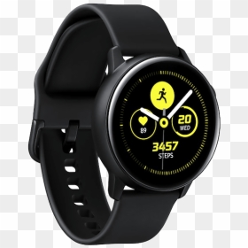 Samsung Galaxy Watch Active - Galaxy Watch Active Black, HD Png Download - samsung galaxy logo png
