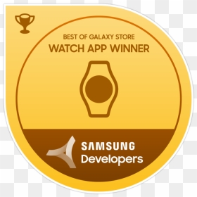 Best Of Samsung Galaxy Store Watch App Winner, HD Png Download - samsung galaxy logo png