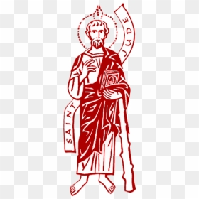 St Jude Black And White, HD Png Download - st judes logo png