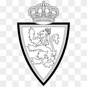 Real Zaragoza Logo Png Transparent & Svg Vector - Escudo Real Zaragoza Para Colorear, Png Download - escudo vector png
