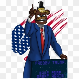 Fnaf Overwatch, HD Png Download - trump cartoon png